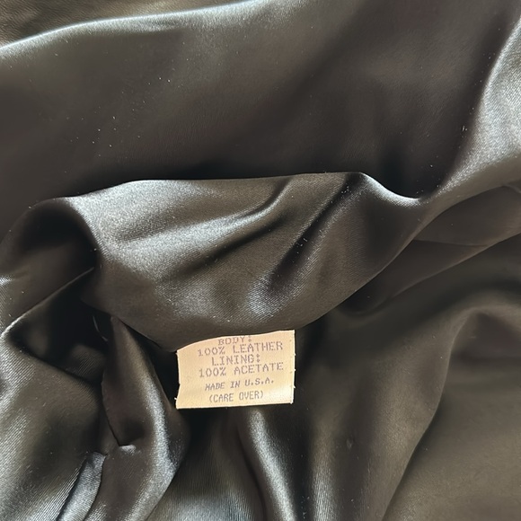 Motorcycle style leather jacket - Picture 7 of 7